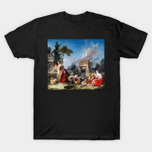 The Fountain of Love by Boucher T-Shirt